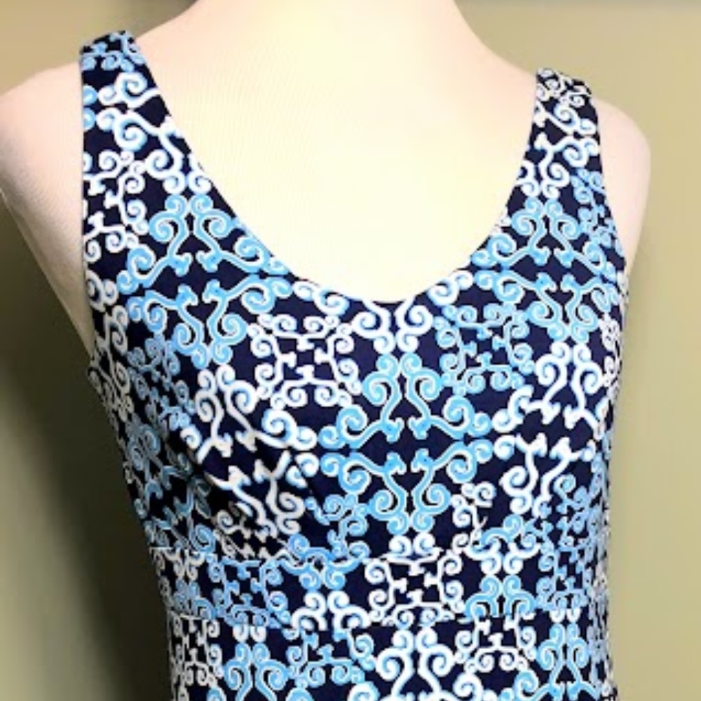 BLUE SLEEVELESS MAXI DRESS